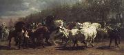 Rosa Bonheur The horse market oil painting